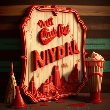 3D модель Игра Fallout 4 Nuka World (STL)